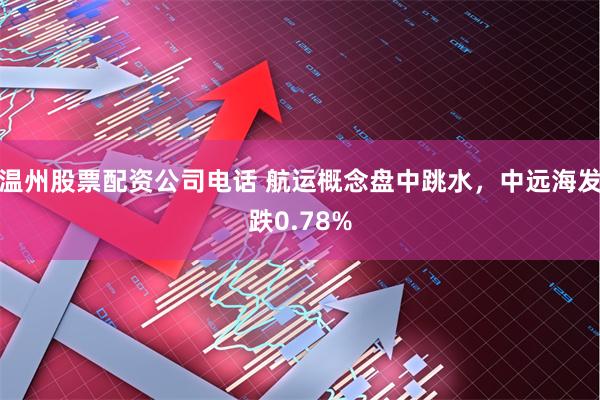 温州股票配资公司电话 航运概念盘中跳水，中远海发跌0.78%