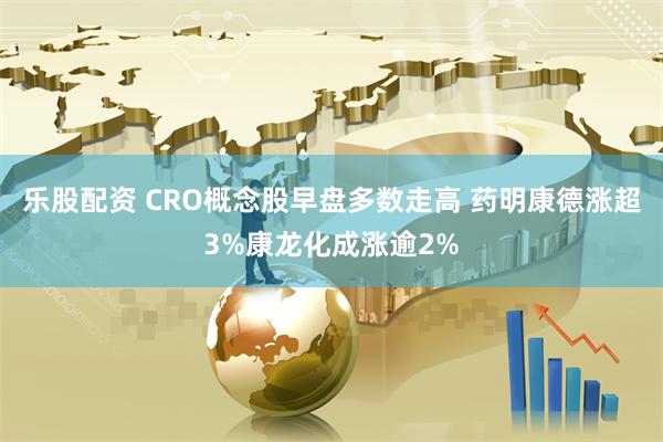 乐股配资 CRO概念股早盘多数走高 药明康德涨超3%康龙化成涨逾2%